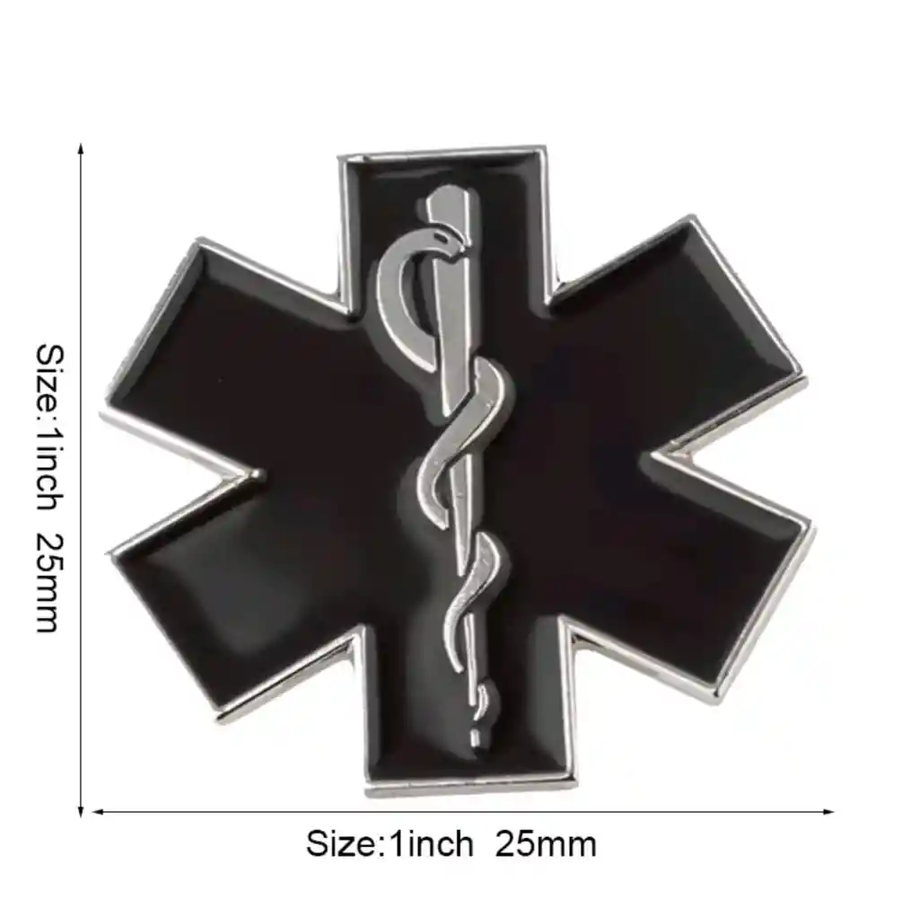 Pin Estrella De La Vida Negra