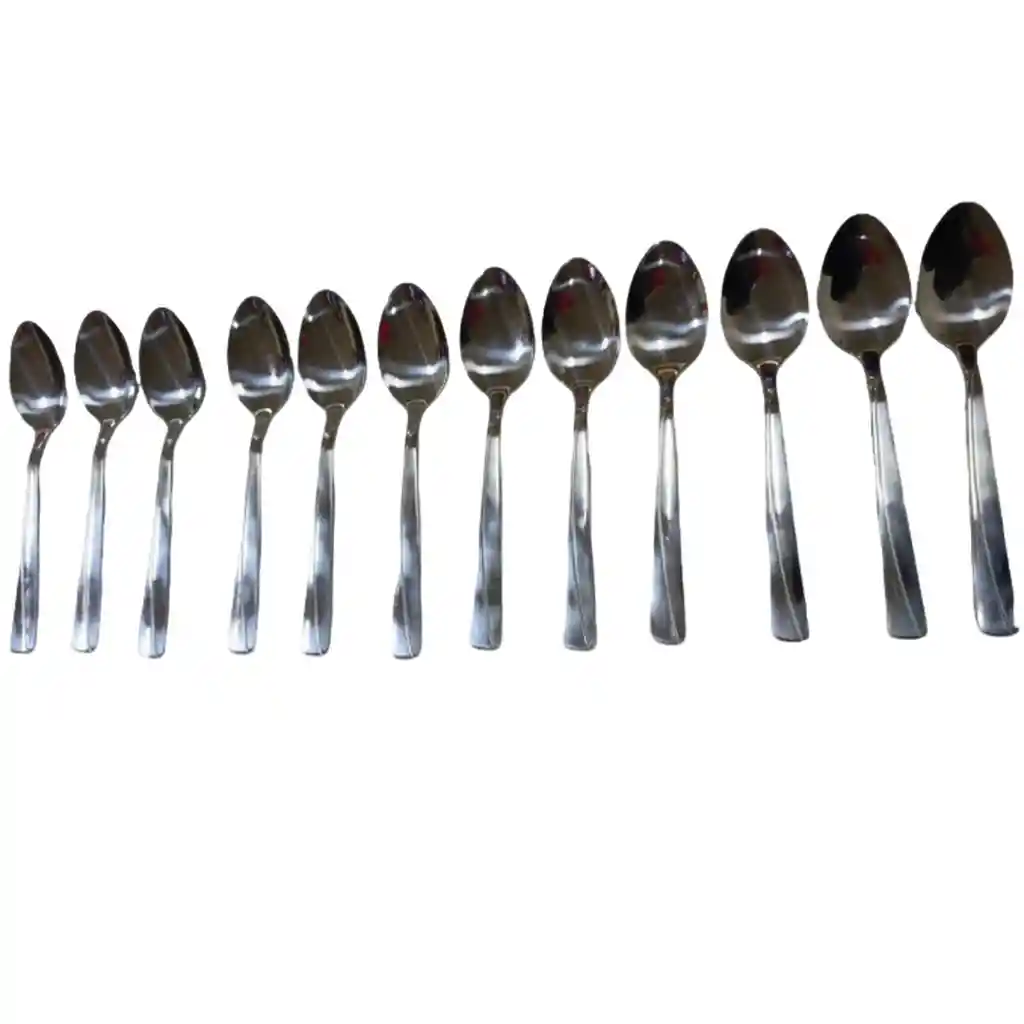 Cucharas De Metal Set X 12