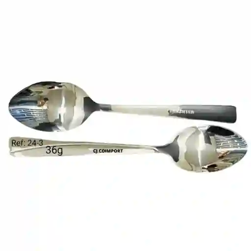Cucharas De Metal Set X 12