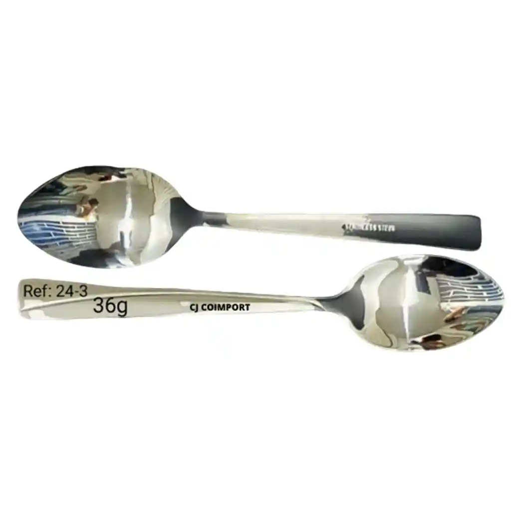 Cucharas De Metal Set X 12