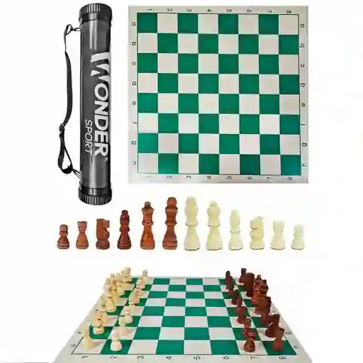 Ajedrez Profesional En Lona 42 X 42 Cm Sport