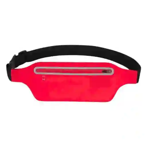 Cangurera Deportiva Unisex Con Cinta Reflectiva Y Ajuste Elástico