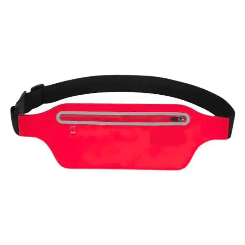 Cangurera Deportiva Unisex Con Cinta Reflectiva Y Ajuste Elástico