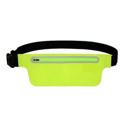 Cangurera Deportiva Unisex Con Cinta Reflectiva Y Ajuste Elástico