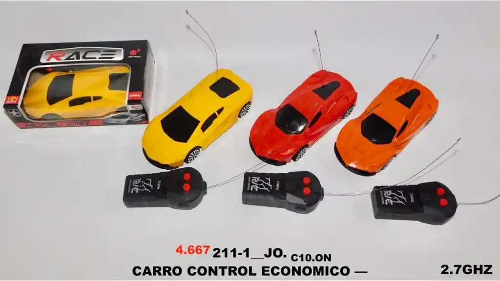 Auto A Control Remoto Sport Deportivo Para Niños De Plástico