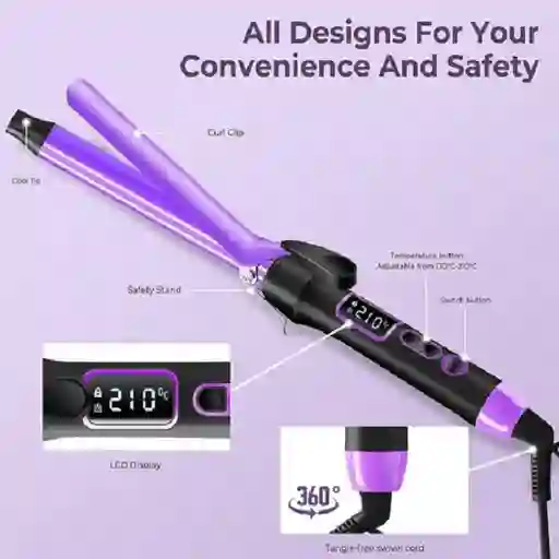 Pinza Rizadora Para Cabello