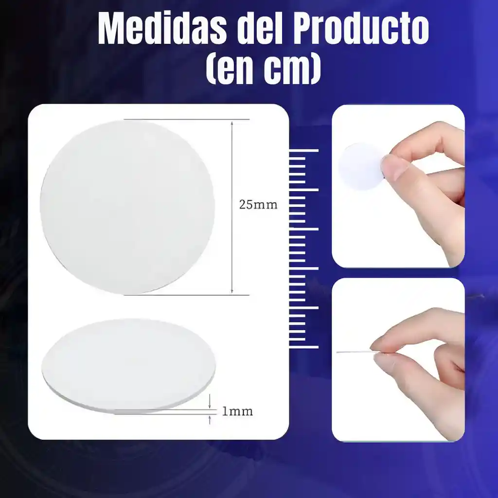 Uni Etiqueta Nfc Proximidad Moneda Rfid 13.56mhz Ntag215 X20