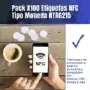 Uni Etiqueta Nfc Proximidad Moneda Rfid 13.56mhz Ntag215 X20