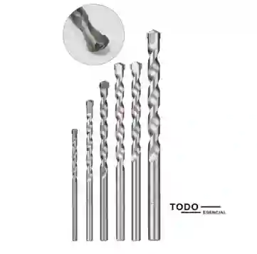 Juego De Brocas De Pared X6
