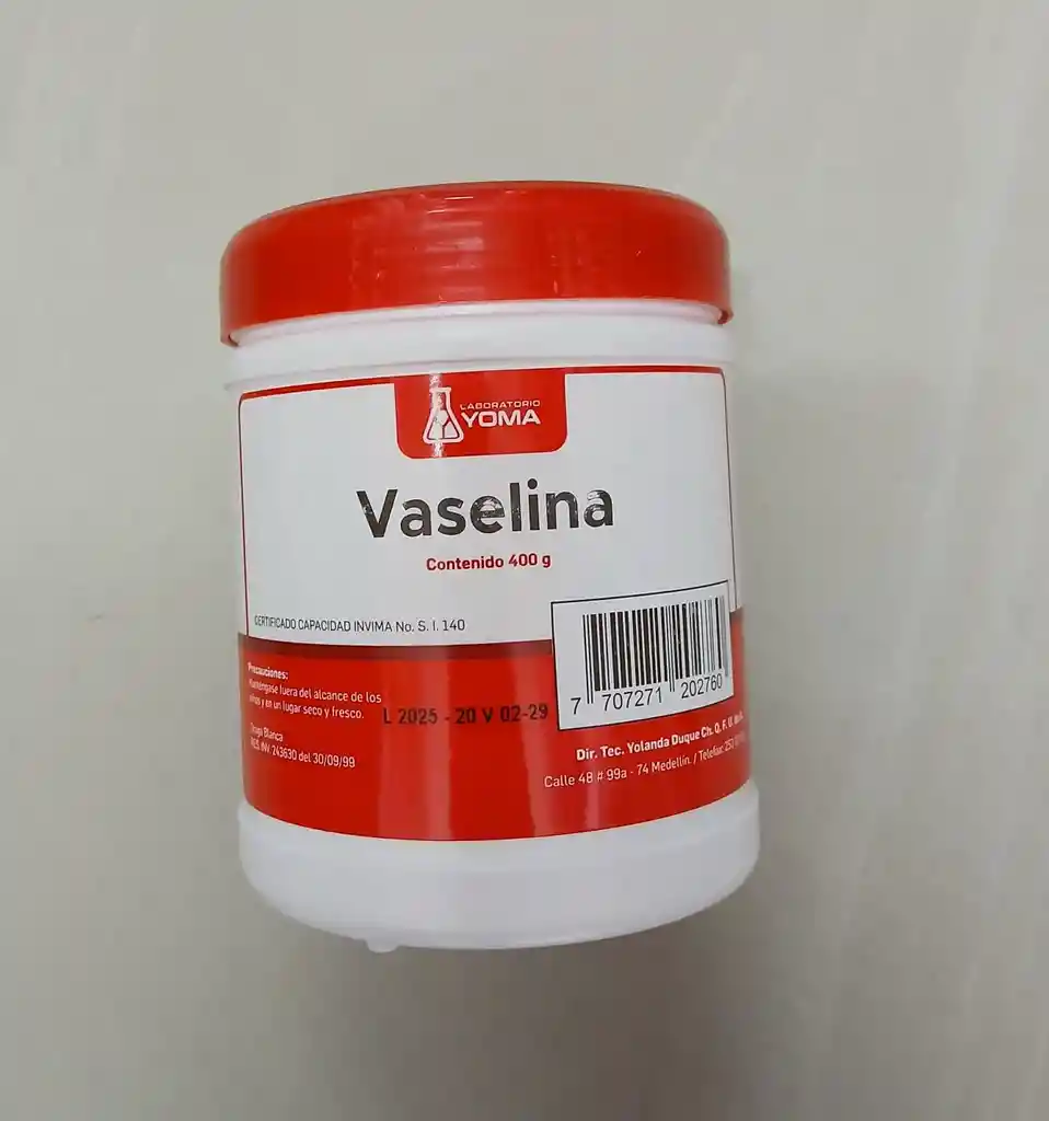 Vaselina 400 Gr Yoma