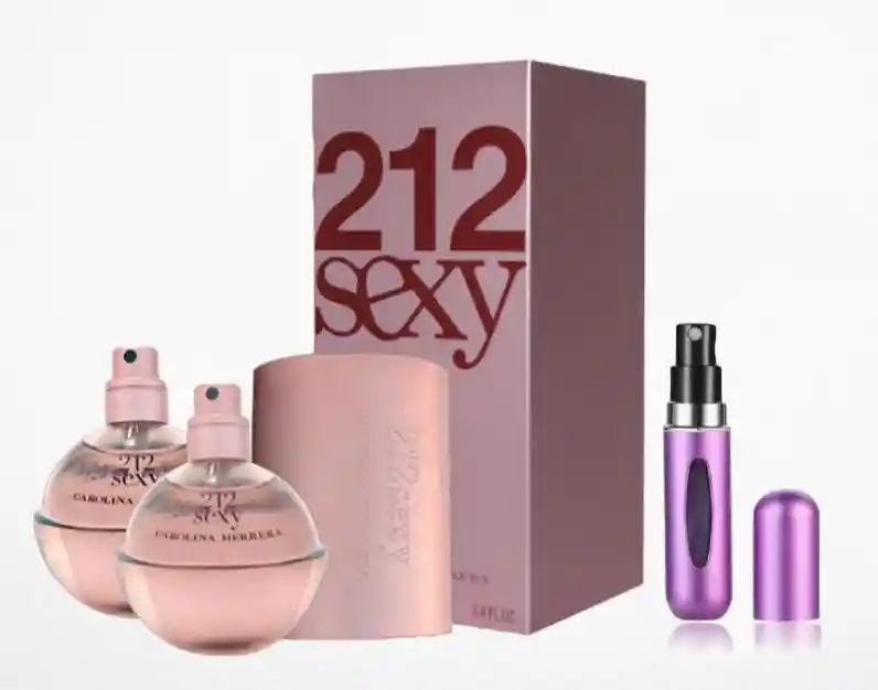 212 Sexy Dama 1.1 + Perfumero | Fragancia Para Mujer Oriental Floral Almizclada