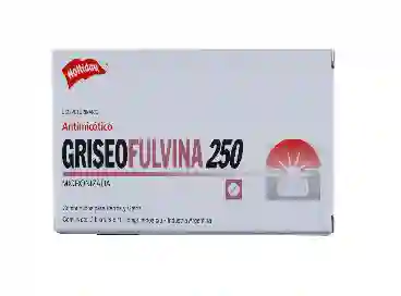 Griseofulvina 250 Gr Caja X 20 Tab