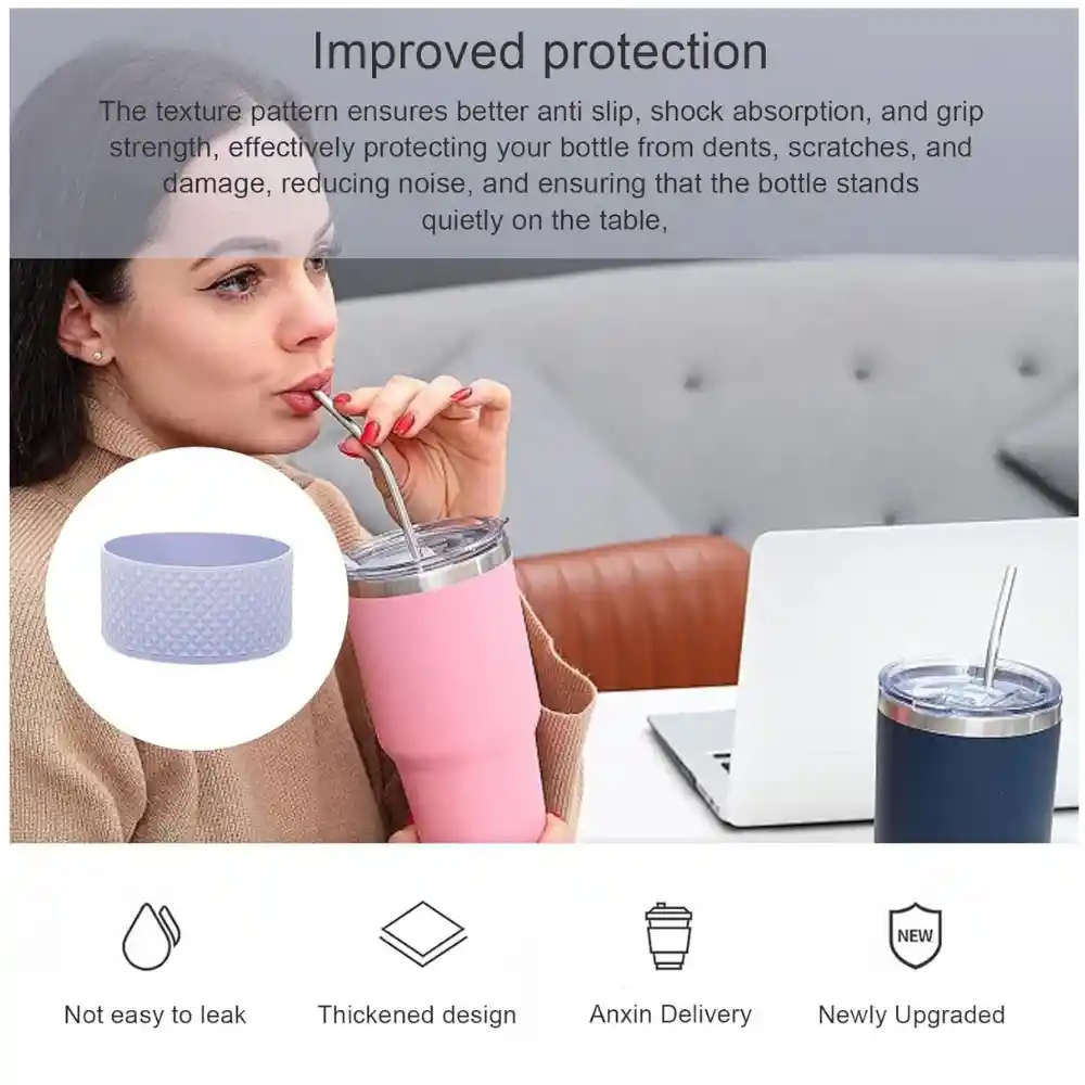 Accesorio Base Protector Silicona Para Vaso Stanley Y Termos