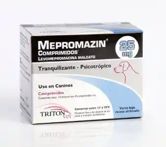 Mepromazin 25 Mg Caja X 8 Tabletas