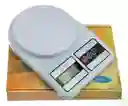 Bascula Gramera Digital 7kilos Pesa Balanza Electrica Capacidad Máxima 10 Kg Color Blanco