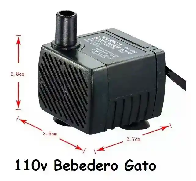 Mini Bomba Agua Para Bebedero Gato Pequeña Fuente Acuario