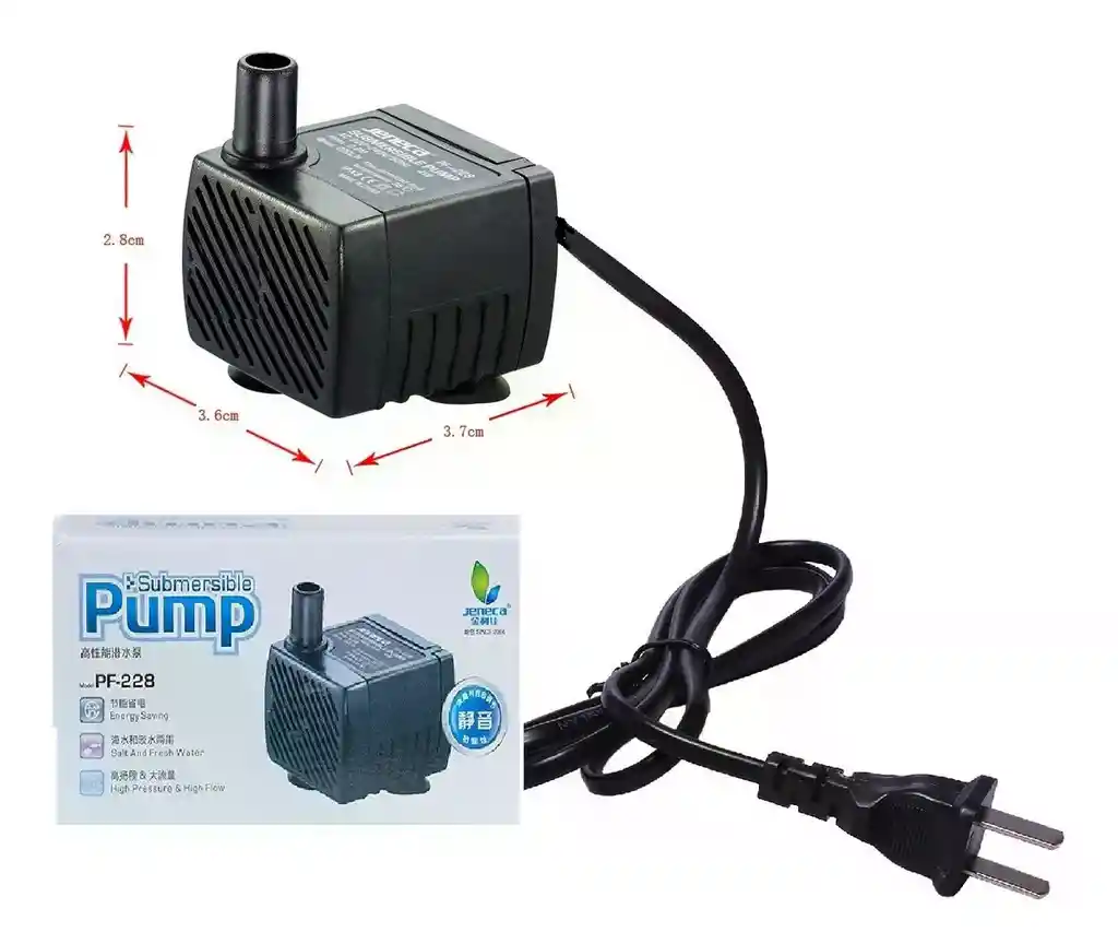 Mini Bomba Agua Para Bebedero Gato Pequeña Fuente Acuario