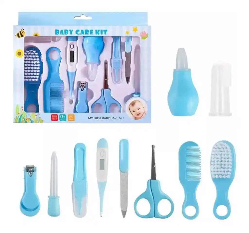 Kit De Aseo Para Bebé 10 Piezas