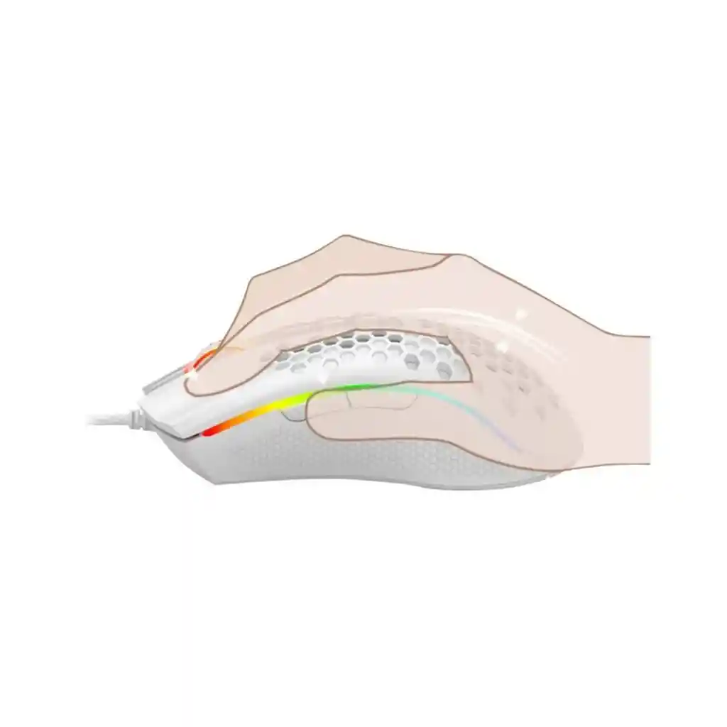 Mouse Redragon M988 Storm Elite White
