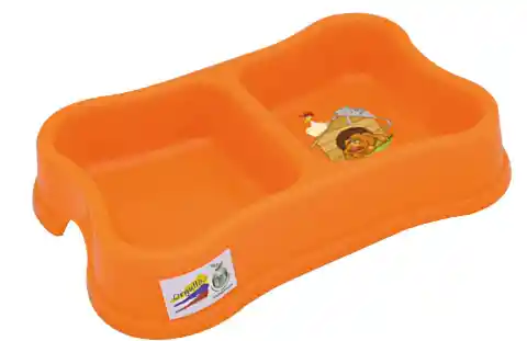 Comedero Doble Hueso Pequeño