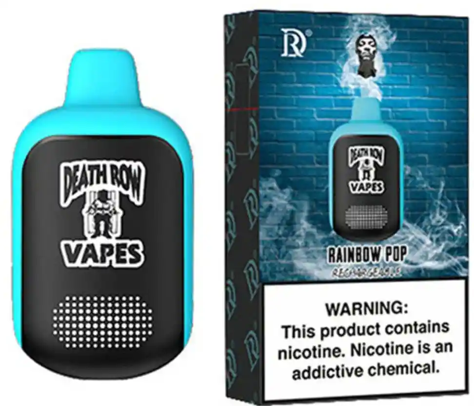 Vape Death Row Snoop Dog 5k - Rainbow Pop - 5000 Puff - 5% Nicotina