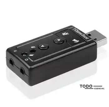 Tarjeta De Sonido Usb Externa 7.1