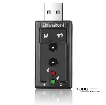 Tarjeta De Sonido Usb Externa 7.1