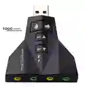 Tarjeta De Sonido Dual Usb Externa 7.1