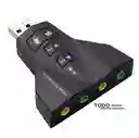 Tarjeta De Sonido Dual Usb Externa 7.1