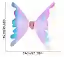 Alas Luces Led Con Movimiento Para Niña Hada Mariposa