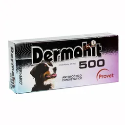 Dermohit 500 Mg Blister Por 10 Tabletas. Antimicótico-fungistático