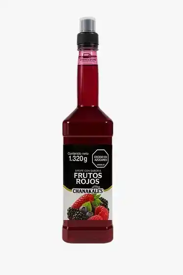 Sirope Chanakales Sabor Frutos Rojos 1320 G
