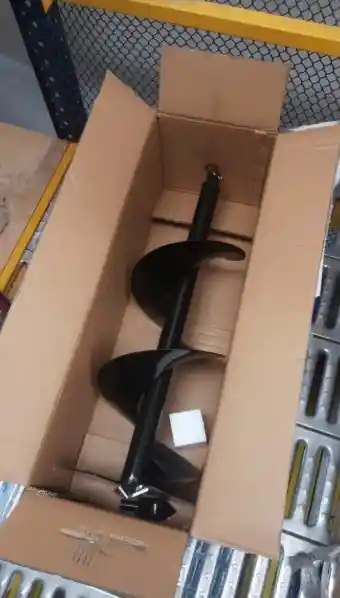 Broca Para Taladro De Tierra Ahoyador Ancho 20cm Largo 80cm