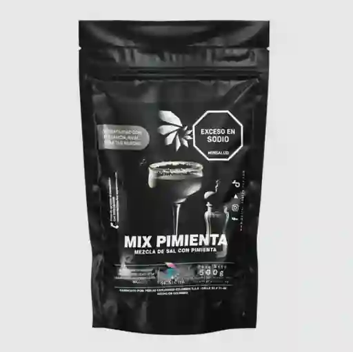 Sal Para Cocteleria Skarcha Mix Pimienta 500g
