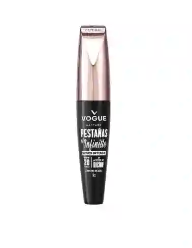 Pestañina Vogue Pestañas Al Infinito Negro Intenso 9grs.
