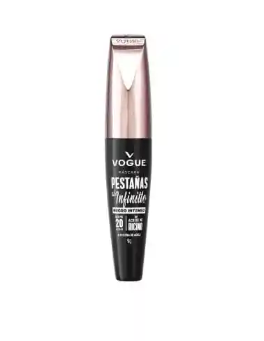 Pestañina Vogue Pestañas Al Infinito Negro Intenso 9grs.