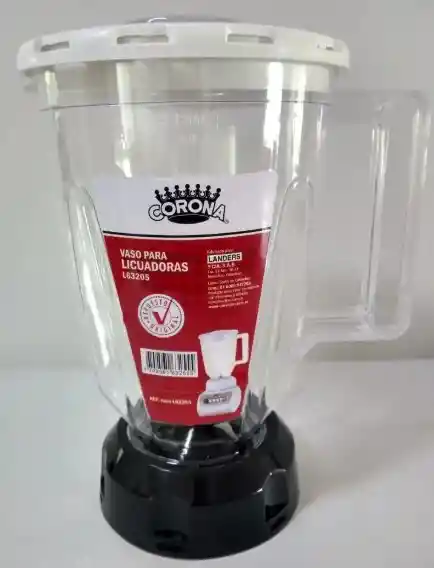 Tapa+ Vaso+ Cuchilla+ Base Corona Con Vaso Plastico