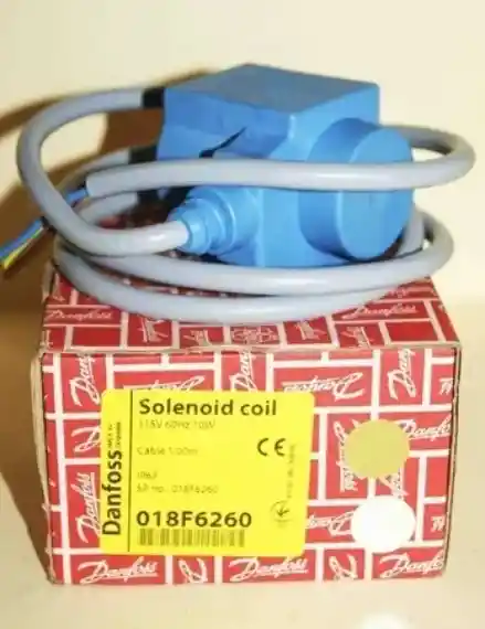 Bobina Para Valvula Solenoide Danfoss Cable 1m 018f6260 115v