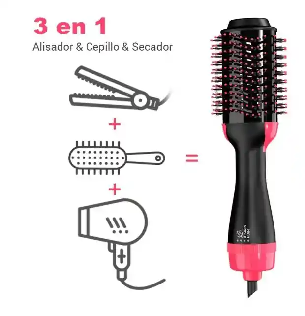Cepillo Giratorio De Aire Caliente Para Cabello One - Step