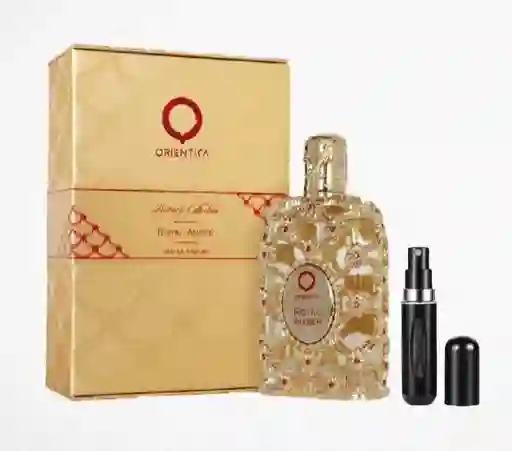 Orientica Royal Amber En Caja 1.1 + Perfumero | Fragancia Unisex Ámbar Vainilla Frutal