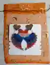 Aretes Alitas, Pavo Reales, Alas De Ángel En Micro Macramé, Cielo De Mandarina
