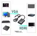 Adaptador Vga A Hdmi 1080p Con Audio