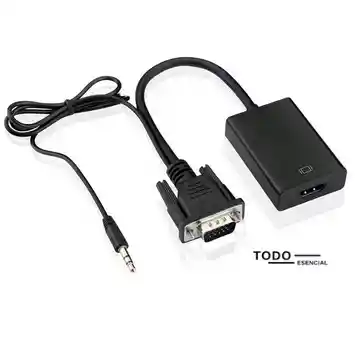 Adaptador Vga A Hdmi 1080p Con Audio