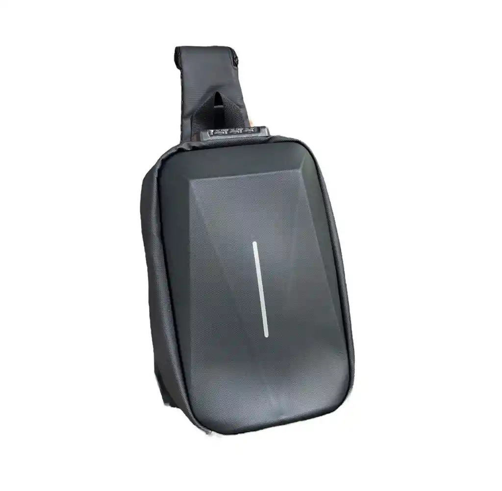 Bolso Cubierta Dura Traveling Pechero Para Hombre Con Clave