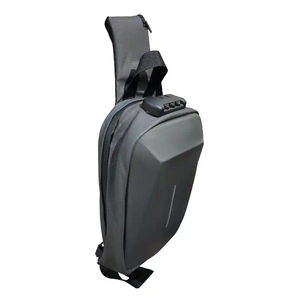 Bolso Cubierta Dura Traveling Pechero Para Hombre Con Clave