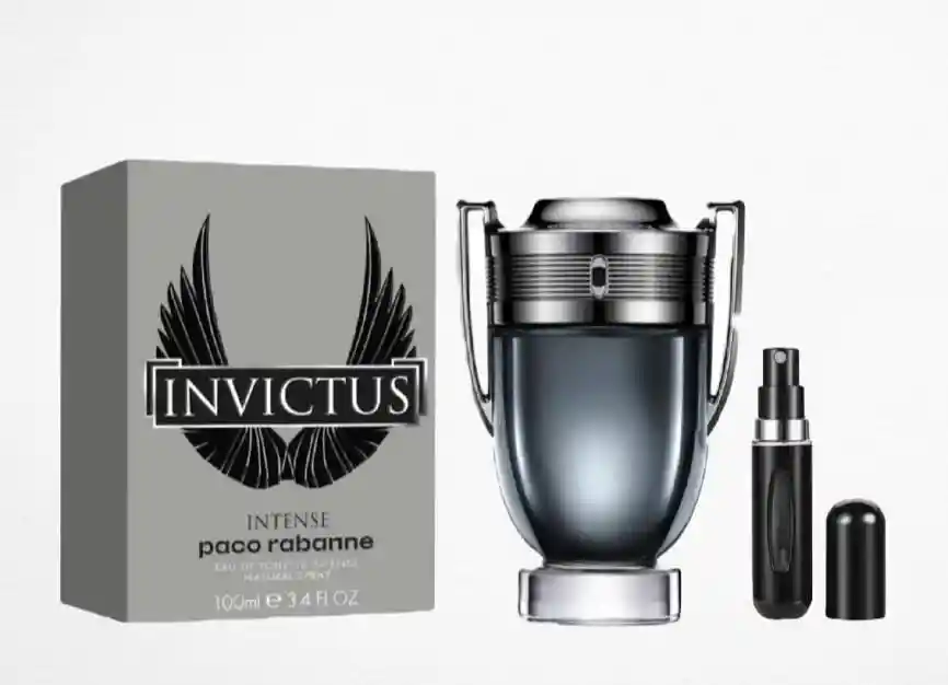 Invictus Intense 1.1 + Perfumero | Fragancia Para Caballero Amaderada Oriental Salada