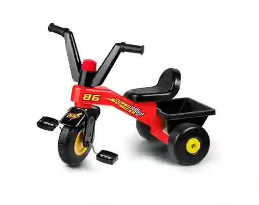Juguete Triciclo Turbo Racer Con Canastilla Trasera Niños