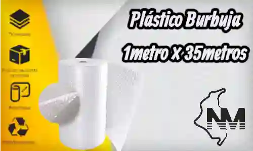Plástico Burbuja 1metro × 35metros