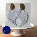 Aretes Alitas, Pavo Reales, Alas De Ángel En Micro Macramé, Alas De Nube
