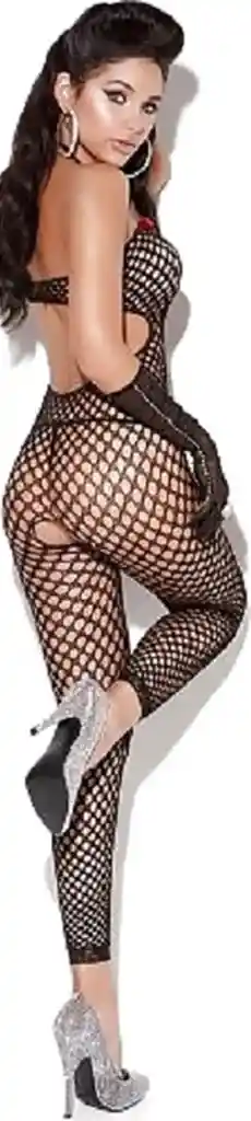 Lencería De Malla Para Mujer, Lencería Sexy De Malla